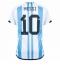 Billige Argentina Lionel Messi #10 Hjemmebanetrøje VM 2022 Kort ærmer