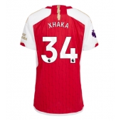 Billige Arsenal Granit Xhaka #34 Hjemmebanetrøje Dame 2023-24 Kort ærmer