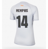 Billige Barcelona Memphis Depay #14 Tredje trøje Dame 2022-23 Kort ærmer