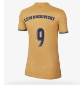 Billige Barcelona Robert Lewandowski #9 Udebanetrøje Dame 2022-23 Kort ærmer