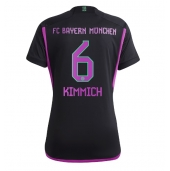 Billige Bayern Munich Joshua Kimmich #6 Udebanetrøje Dame 2023-24 Kort ærmer