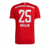 Billige Bayern Munich Thomas Muller #25 Hjemmebanetrøje 2022-23 Kort ærmer