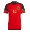 Billige Belgien Dries Mertens #14 Hjemmebanetrøje VM 2022 Kort ærmer