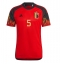 Billige Belgien Jan Vertonghen #5 Hjemmebanetrøje VM 2022 Kort ærmer