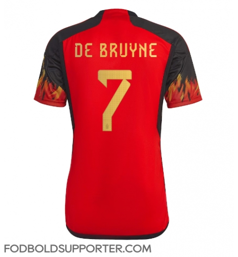 Billige Belgien Kevin De Bruyne #7 Hjemmebanetrøje VM 2022 Kort ærmer
