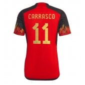 Billige Belgien Yannick Carrasco #11 Hjemmebanetrøje VM 2022 Kort ærmer
