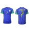 Billige Brasilien Lucas Paqueta #7 Udebanetrøje VM 2022 Kort ærmer