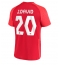Billige Canada Jonathan David #20 Hjemmebanetrøje VM 2022 Kort ærmer