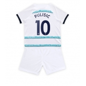 Billige Chelsea Christian Pulisic #10 Udebanetrøje Børn 2022-23 Kort ærmer (+ bukser)