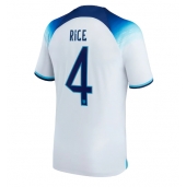 Billige England Declan Rice #4 Hjemmebanetrøje VM 2022 Kort ærmer