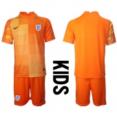 Billige England Målmand Udebanetrøje Børn VM 2022 Kort ærmer (+ bukser)