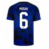 Billige Forenede Stater Yunus Musah #6 Udebanetrøje VM 2022 Kort ærmer