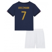 Billige Frankrig Antoine Griezmann #7 Hjemmebanetrøje Børn VM 2022 Kort ærmer (+ bukser)