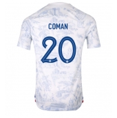 Billige Frankrig Kingsley Coman #20 Udebanetrøje VM 2022 Kort ærmer