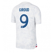 Billige Frankrig Olivier Giroud #9 Udebanetrøje VM 2022 Kort ærmer