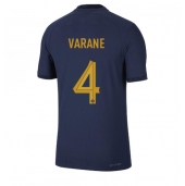 Billige Frankrig Raphael Varane #4 Hjemmebanetrøje VM 2022 Kort ærmer