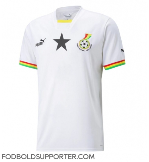 Billige Ghana Hjemmebanetrøje VM 2022 Kort ærmer
