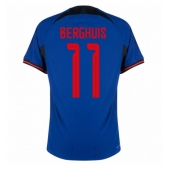 Billige Holland Steven Berghuis #11 Udebanetrøje VM 2022 Kort ærmer