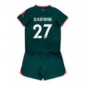 Billige Liverpool Darwin Nunez #27 Tredje trøje Børn 2022-23 Kort ærmer (+ bukser)