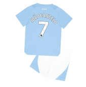Billige Manchester City Joao Cancelo #7 Hjemmebanetrøje Børn 2023-24 Kort ærmer (+ bukser)