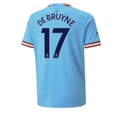 Billige Manchester City Kevin De Bruyne #17 Hjemmebanetrøje 2022-23 Kort ærmer