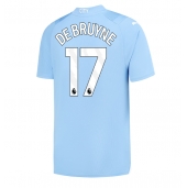 Billige Manchester City Kevin De Bruyne #17 Hjemmebanetrøje 2023-24 Kort ærmer