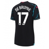 Billige Manchester City Kevin De Bruyne #17 Tredje trøje Dame 2023-24 Kort ærmer
