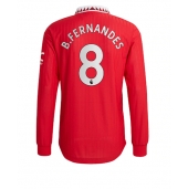 Billige Manchester United Bruno Fernandes #8 Hjemmebanetrøje 2022-23 Lange ærmer