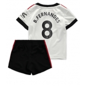Billige Manchester United Bruno Fernandes #8 Udebanetrøje Børn 2022-23 Kort ærmer (+ bukser)