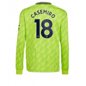 Billige Manchester United Casemiro #18 Tredje trøje 2022-23 Lange ærmer