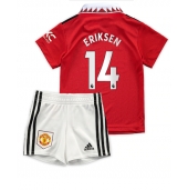 Billige Manchester United Christian Eriksen #14 Hjemmebanetrøje Børn 2022-23 Kort ærmer (+ bukser)