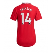 Billige Manchester United Christian Eriksen #14 Hjemmebanetrøje Dame 2022-23 Kort ærmer