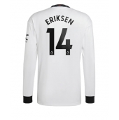 Billige Manchester United Christian Eriksen #14 Udebanetrøje 2022-23 Lange ærmer