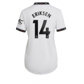 Billige Manchester United Christian Eriksen #14 Udebanetrøje Dame 2022-23 Kort ærmer
