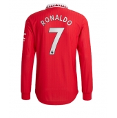 Billige Manchester United Cristiano Ronaldo #7 Hjemmebanetrøje 2022-23 Lange ærmer