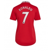 Billige Manchester United Cristiano Ronaldo #7 Hjemmebanetrøje Dame 2022-23 Kort ærmer
