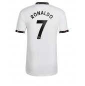 Billige Manchester United Cristiano Ronaldo #7 Udebanetrøje 2022-23 Kort ærmer