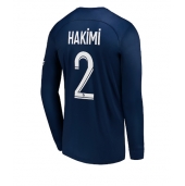 Billige Paris Saint-Germain Achraf Hakimi #2 Hjemmebanetrøje 2022-23 Lange ærmer