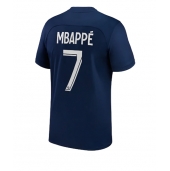 Billige Paris Saint-Germain Kylian Mbappe #7 Hjemmebanetrøje 2022-23 Kort ærmer