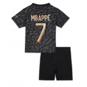 Billige Paris Saint-Germain Kylian Mbappe #7 Tredje trøje Børn 2023-24 Kort ærmer (+ bukser)