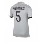 Billige Paris Saint-Germain Marquinhos #5 Udebanetrøje 2022-23 Kort ærmer
