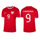 Billige Polen Robert Lewandowski #9 Udebanetrøje VM 2022 Kort ærmer