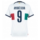 Billige Portugal Andre Silva #9 Udebanetrøje VM 2022 Kort ærmer