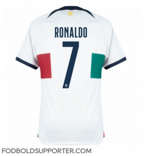 Billige Portugal Cristiano Ronaldo #7 Udebanetrøje VM 2022 Kort ærmer