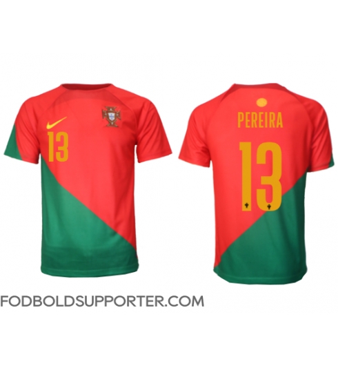 Billige Portugal Danilo Pereira #13 Hjemmebanetrøje VM 2022 Kort ærmer
