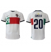 Billige Portugal Joao Cancelo #20 Udebanetrøje VM 2022 Kort ærmer