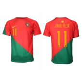 Billige Portugal Joao Felix #11 Hjemmebanetrøje VM 2022 Kort ærmer