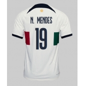 Billige Portugal Nuno Mendes #19 Udebanetrøje VM 2022 Kort ærmer