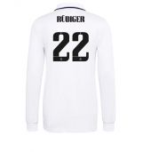 Billige Real Madrid Antonio Rudiger #22 Hjemmebanetrøje 2022-23 Lange ærmer