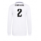 Billige Real Madrid Daniel Carvajal #2 Hjemmebanetrøje 2022-23 Lange ærmer